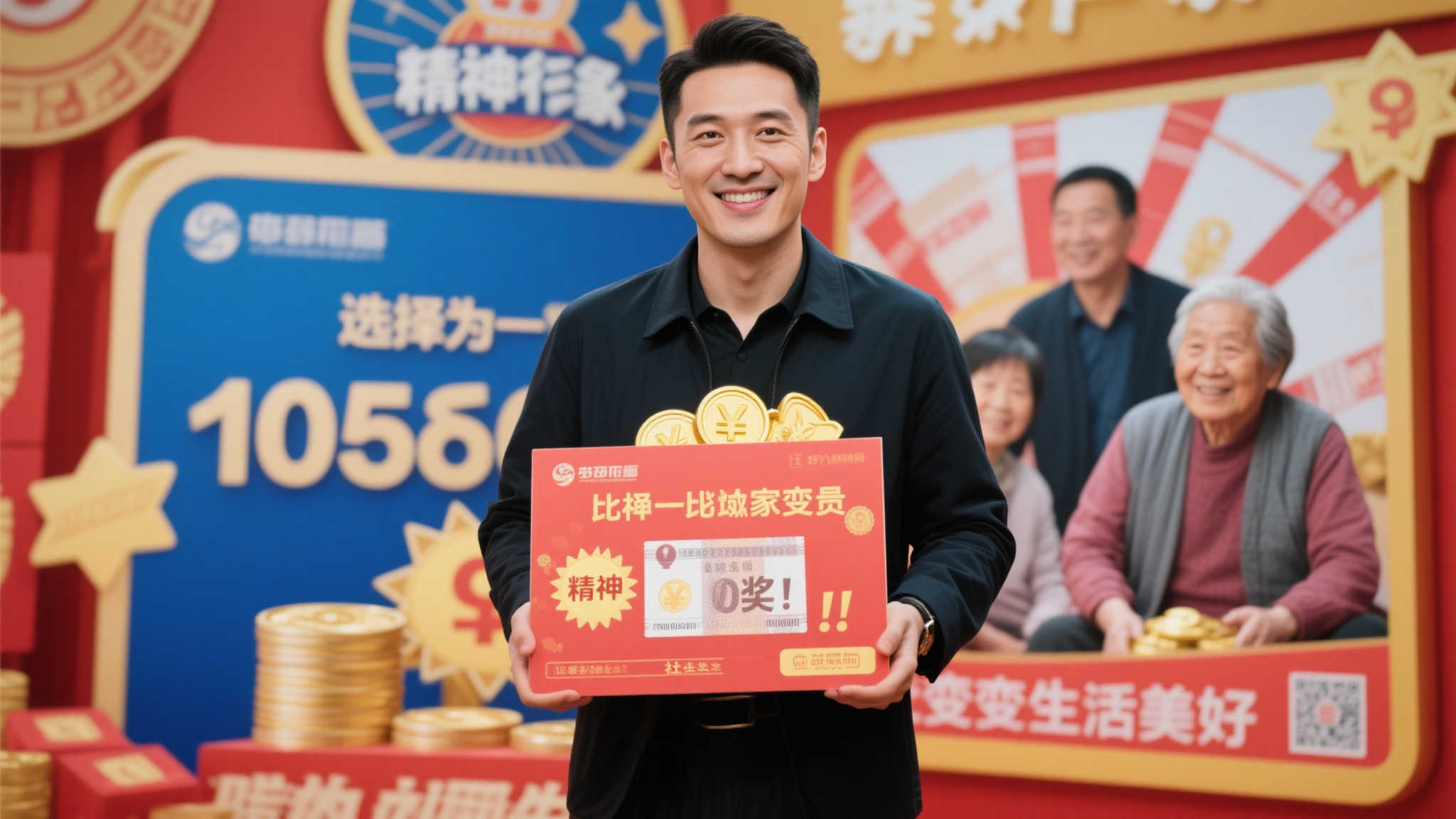 男子用4元零钱喜中福彩500万 立志回馈身边人