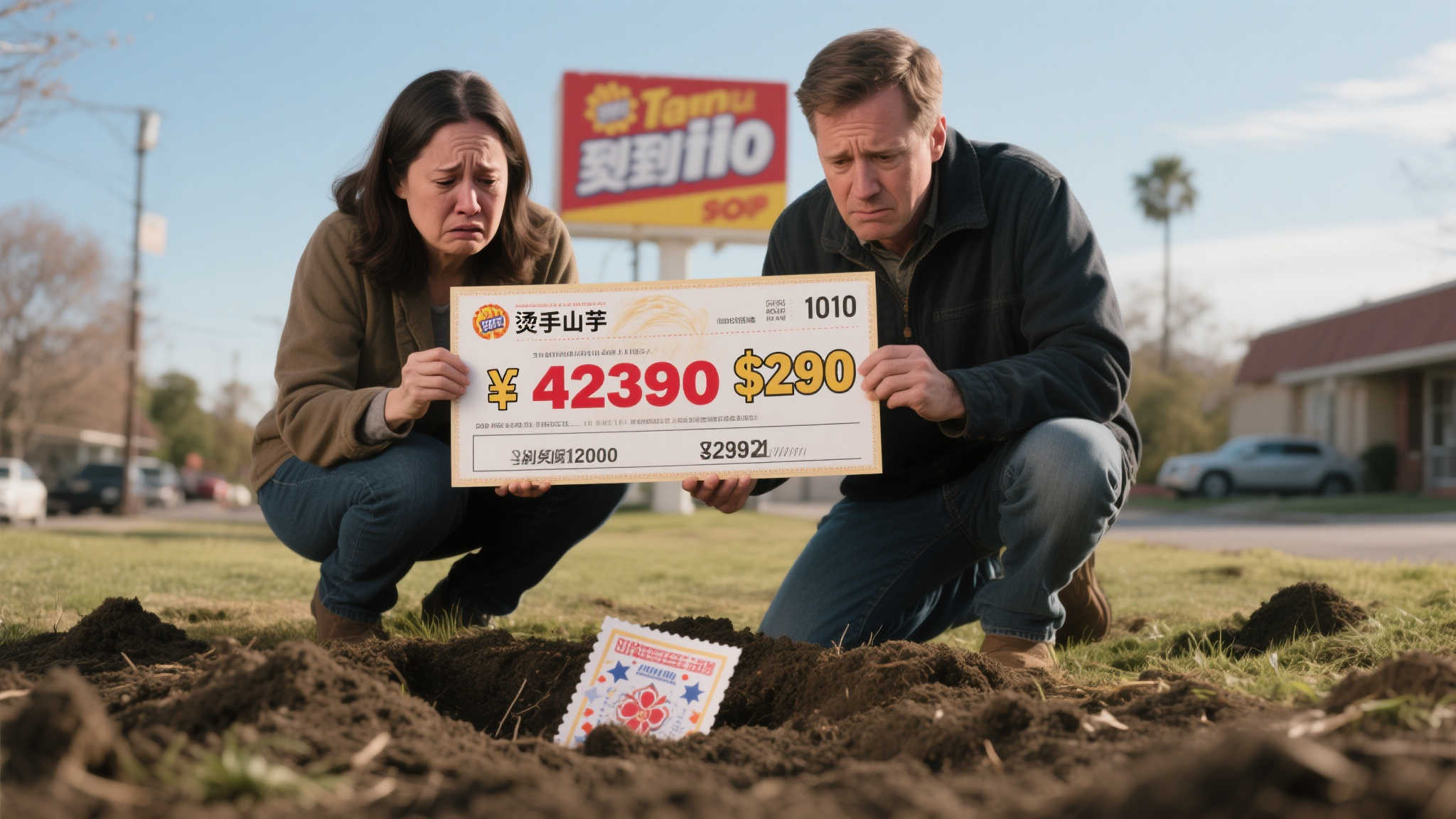夫妻中4239万大奖不敢领,彩票藏地下数周恐身份泄露 夫妻中4239万大奖不敢领,彩票藏地下数周恐身份泄露