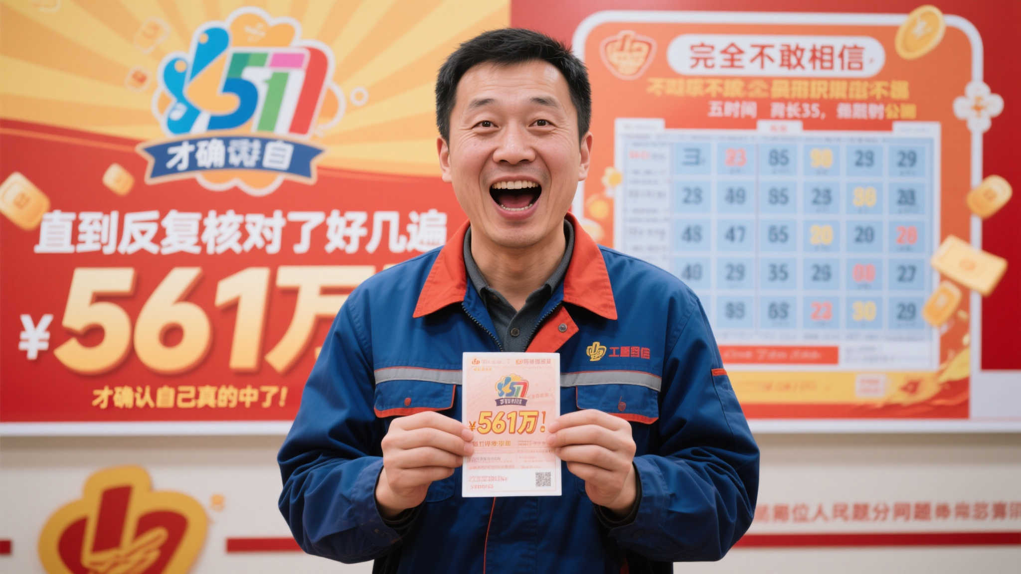 公司员工坚守5年号码，终揽双色球561万大奖：坚持铸就奇迹