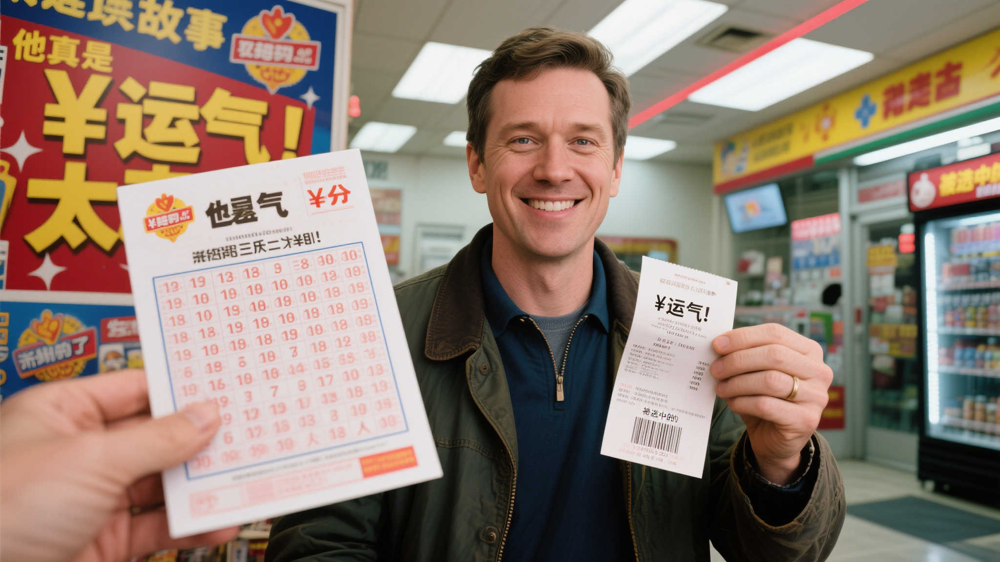 男子10元机选双色球揽获620万 封机前50秒惊险出票