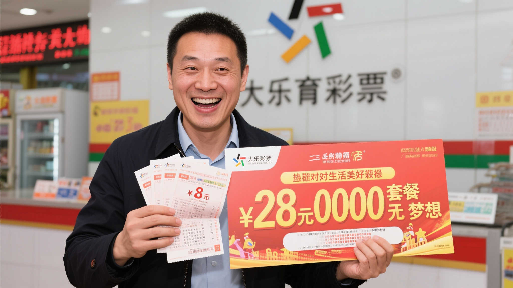 男子仅花28元购套餐票,喜中大乐透1016万:激动不已! 男子仅花28元购套餐票,喜中大乐透1016万:激动不已!