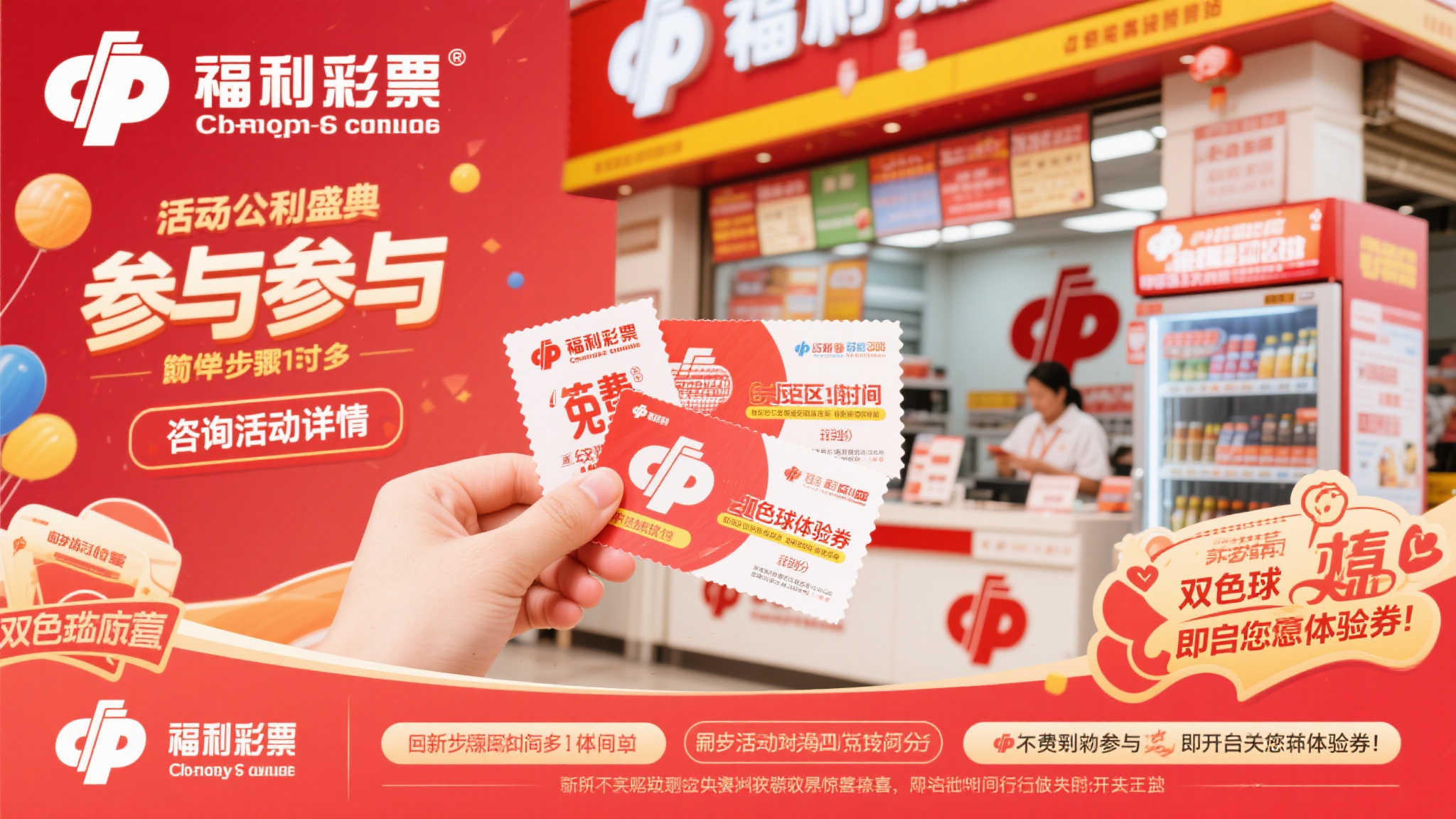 合家欢·周末狂欢——江西福彩双色球300万元体验券盛大放送