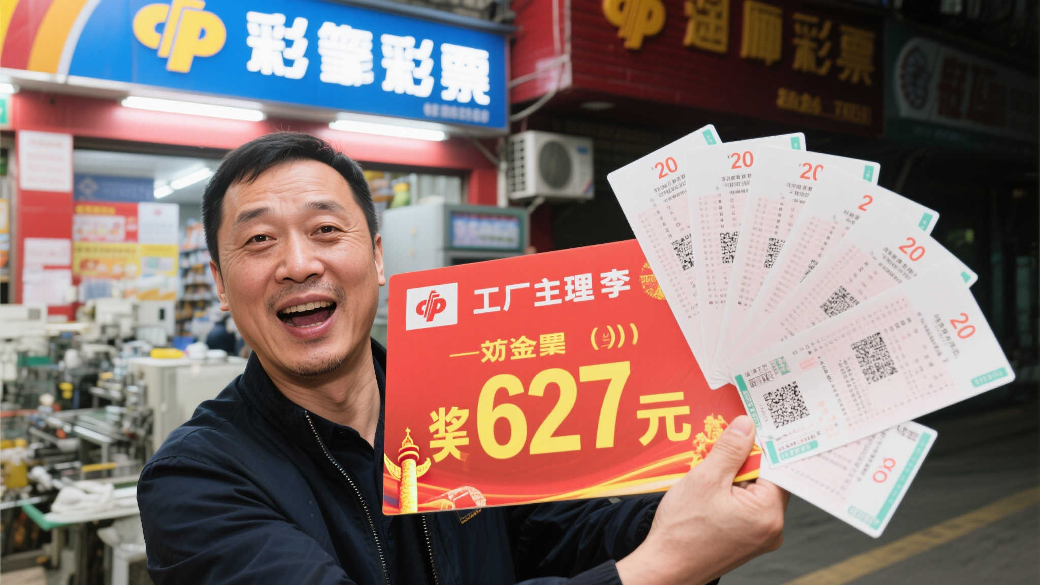 工厂主管机选10张彩票喜中627万 福彩大奖激动彻夜难眠