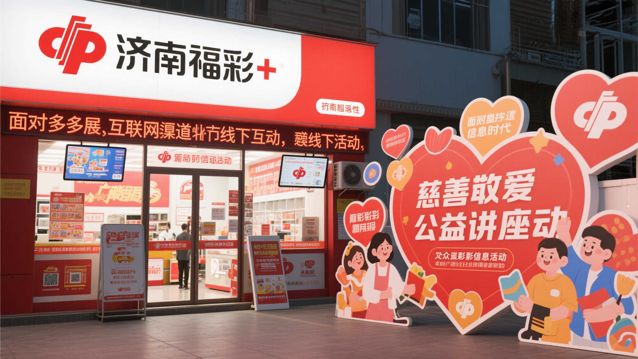 济南福彩+掀热潮，亮相千佛山