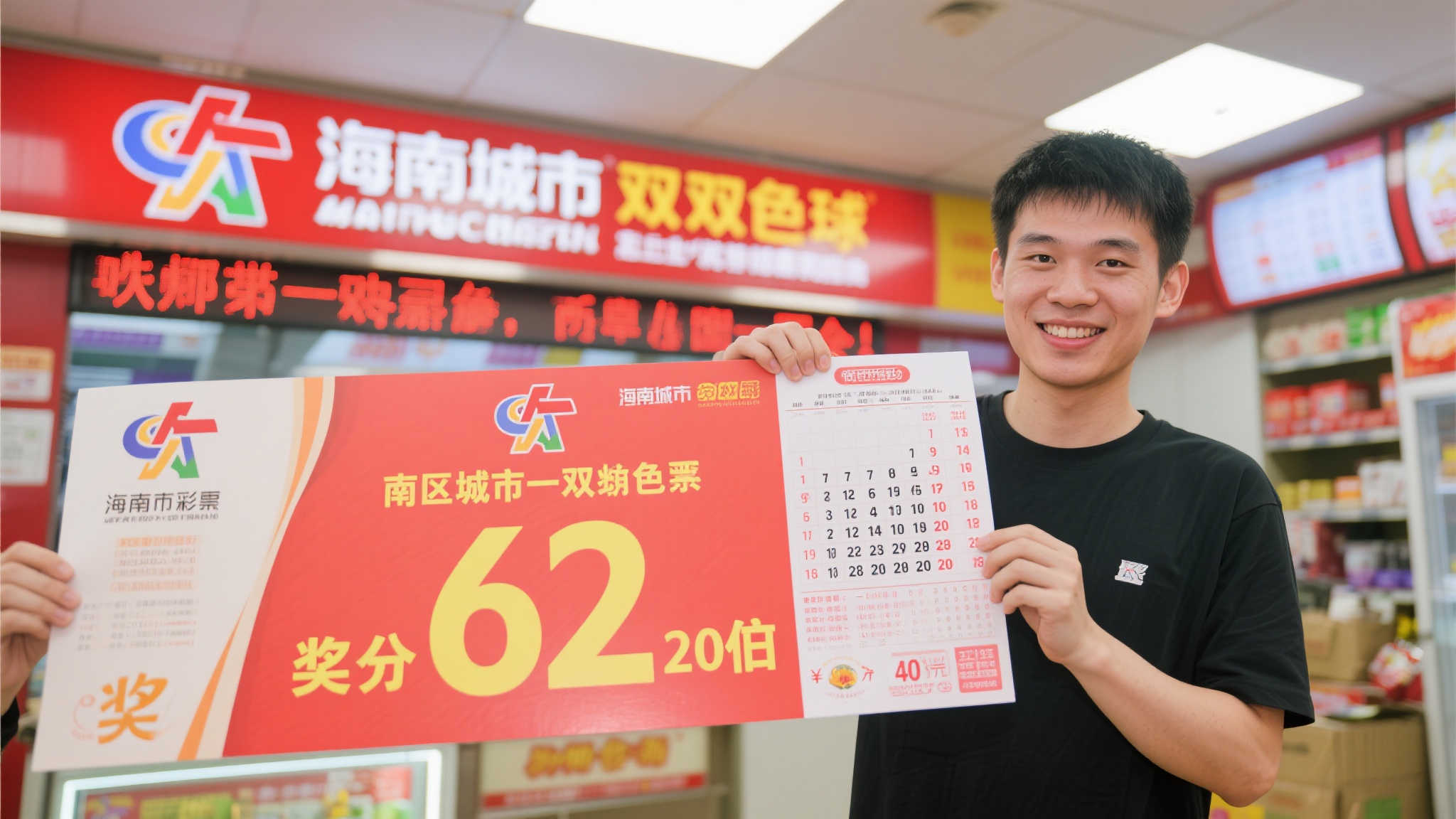 年轻小伙20倍投中双色球62万 遗憾与1个亿擦肩而过